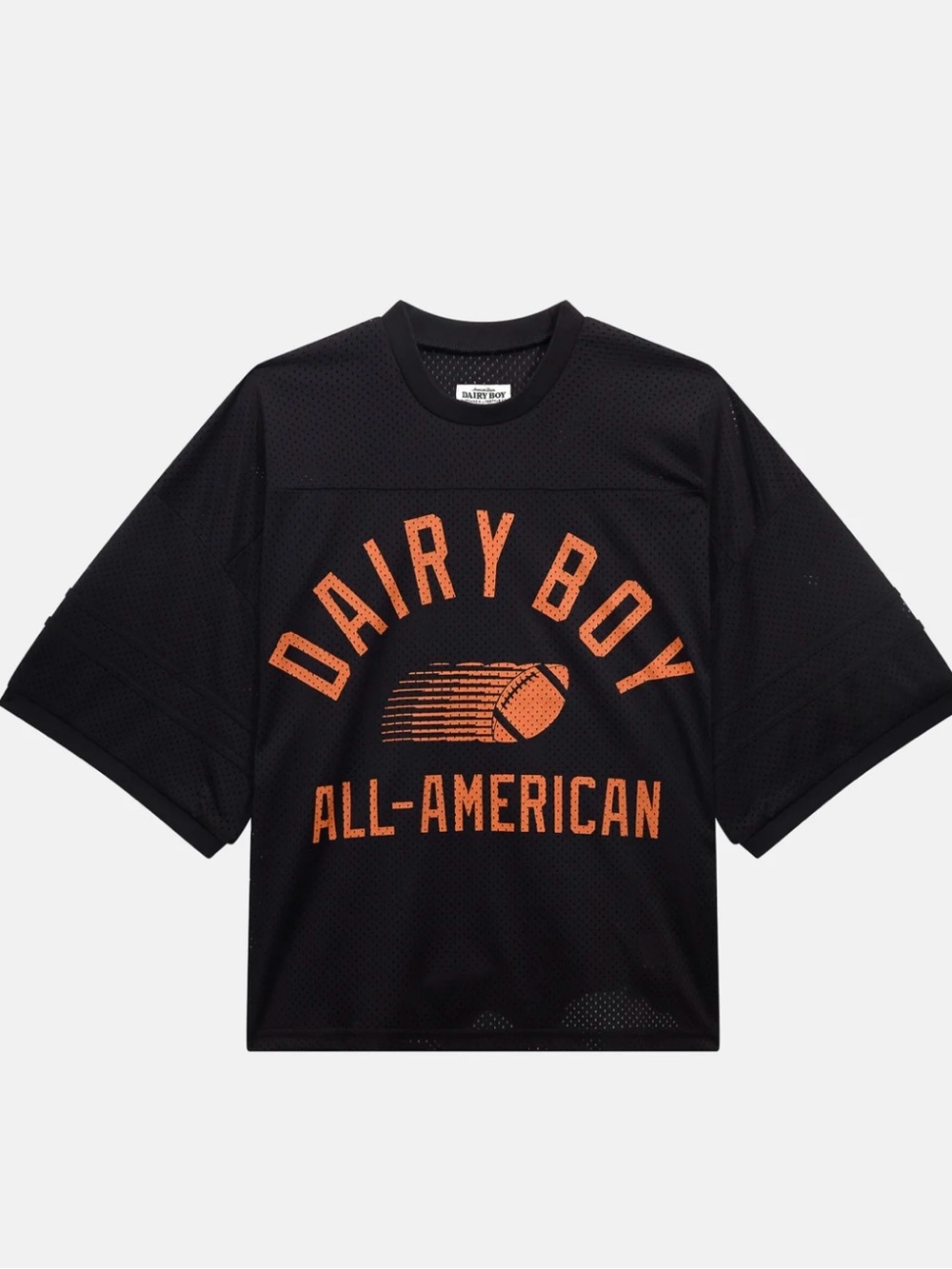 Dairy Boy study break All American black jersey